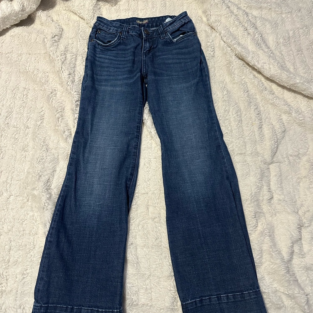 Wrangler Women's Dark Blue Boot Cut Jeans